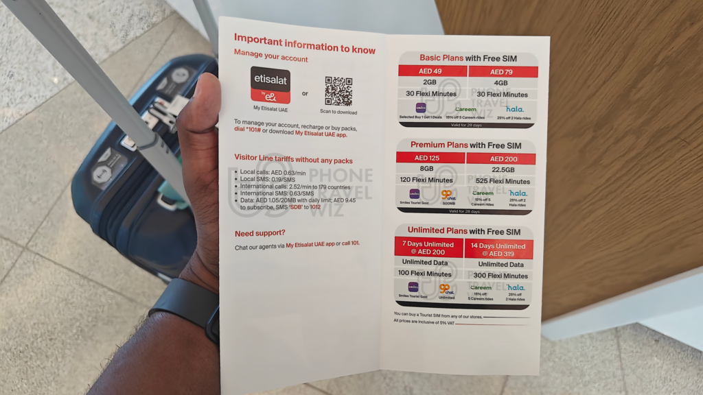 Etisalat United Arab Emirates Plans at Abu Dhabi-Zayed International Airport