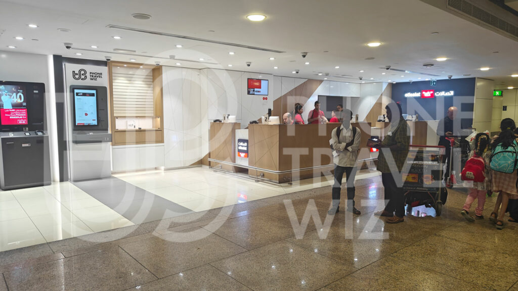 Etisalat United Arab Emirates Store at Terminal 1 at Dubai International Airport